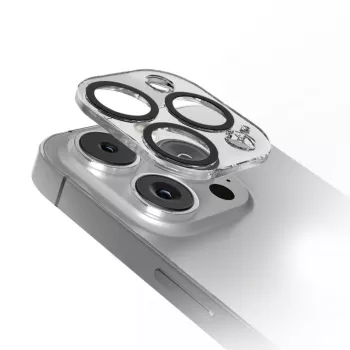 Ochrana displeja a kamery SBS TECAMGLIP16PK pre iPhone 16 Pro/Pro Max odolná proti poškriabaniu priehľadná