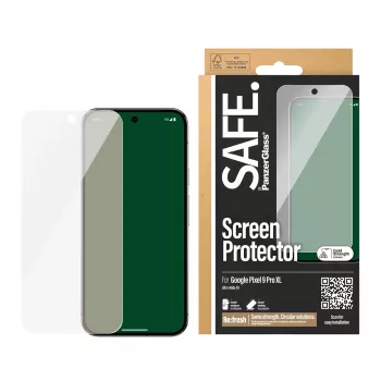 Ochranná fólia na displej PanzerGlass SAFE. by ® Google Pixel 9 Pro XL Ultra-Wide Fit odolná proti poškriabaniu a nárazom