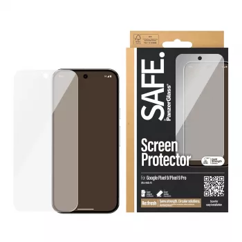 Ochranná fólia na displej PanzerGlass SAFE. by ® Google Pixel 9 | 9 Pro Ultra-Wide Fit odolná proti poškriabaniu a nárazom
