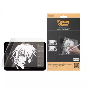 PanzerGlass ® GraphicPaper® ochranné sklo na displej iPad Mini 8.3'' (2021, 2024) | Ultra-Wide Fit