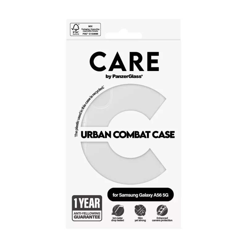 PanzerGlass CARE™ by ® Urban Combat puzdro transparentné Samsung Galaxy A56 5G