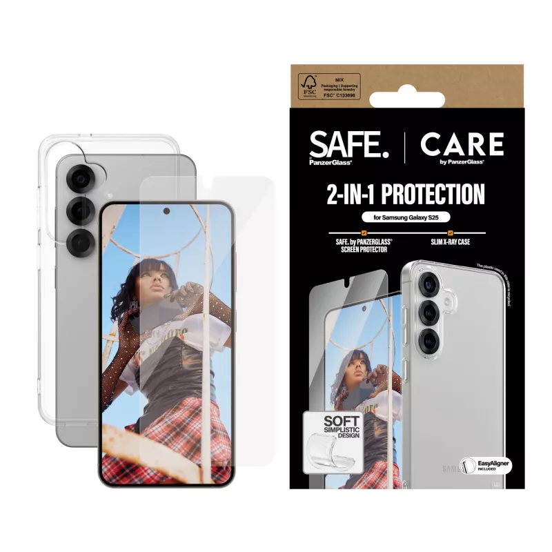 PanzerGlass CARE by Fashion 2-in-1 balenie Samsung Galaxy S25