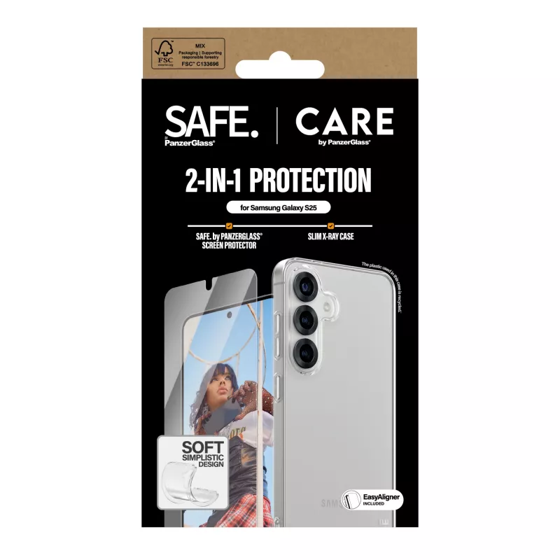 PanzerGlass CARE by Fashion 2-in-1 balenie Samsung Galaxy S25