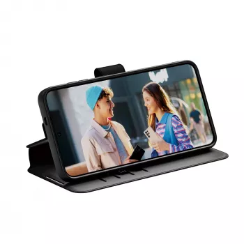 Peňaženkové puzdro PanzerGlass Samsung Galaxy S25+ transparentné s stojanom