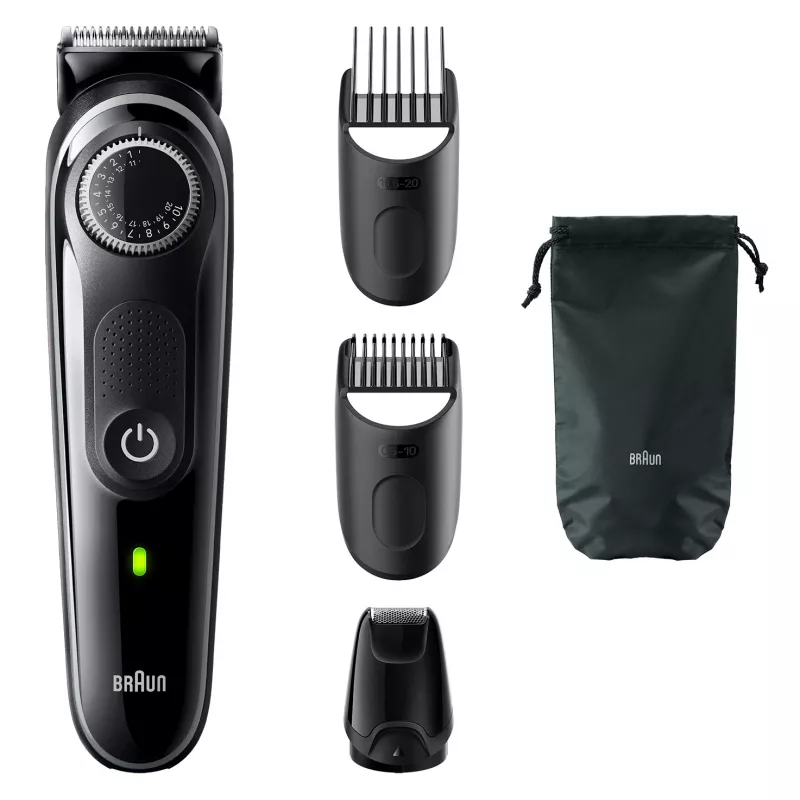 Braun BeardTrimmer 3 zastrihávač brady 3 BT3440, umývateľný, batéria, čierny