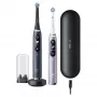 Rotačno-oscilačná zubná kefka Oral-B iO 80363731 čierna strieborná dospelí starostlivosť o ďasná citlivá bielenie