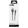 Lightning na USB-A kábel SBS Mobile TECABLEUSBIP589K – 1 m, USB 2.0, čierny