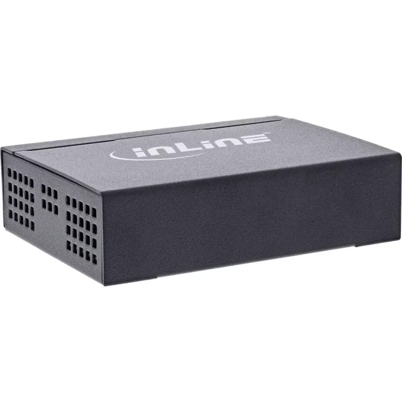 InLine Gigabit sieťový switch 5-portový, 1 Gb/s, desktop, kovové puzdro, bez ventilátora