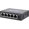 InLine Gigabit sieťový switch 5-portový, 1 Gb/s, desktop, kovové puzdro, bez ventilátora