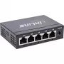 InLine Gigabit sieťový switch 5-portový, 1 Gb/s, desktop, kovové puzdro, bez ventilátora