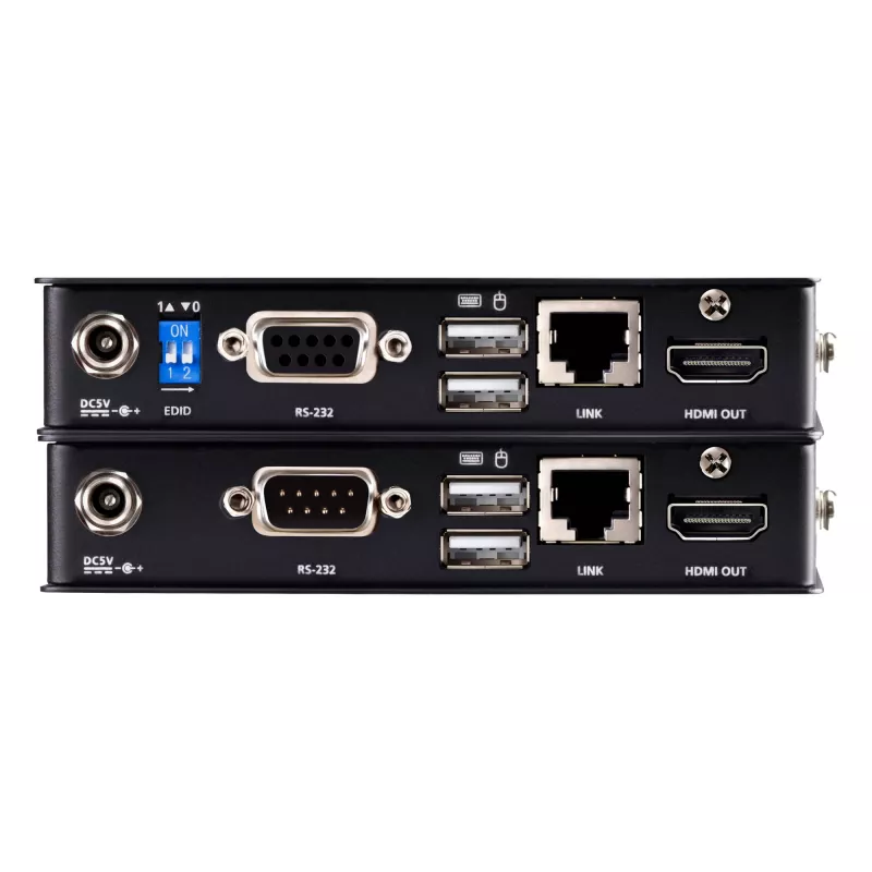 ATEN CE801-AT-G USB True 4K HDMI Cat6 KVM extender (4K @ 70 m / FHD 1080p @ 100 m), HDMI, USB Type-A, RS-232