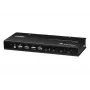 ATEN 4-portový USB 4K HDMI KVMP prepínač USB klávesnica myš video