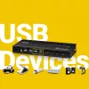 ATEN 4-portový USB 4K HDMI KVMP prepínač USB klávesnica myš video
