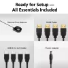 ATEN 4-portový USB 4K HDMI KVMP prepínač USB klávesnica myš video
