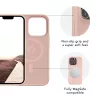 Puzdro dbramante1928 Monaco iPhone 14 Pro Max Pink Sand