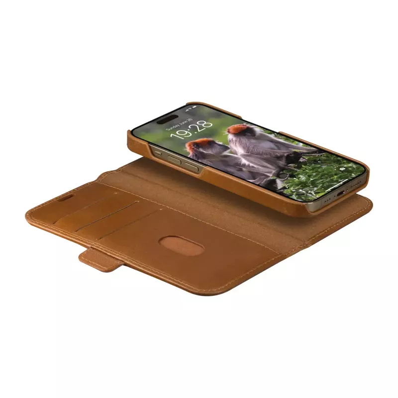 Folio puzdro dbramante1928 Lynge iPhone 15 Pro hnedá