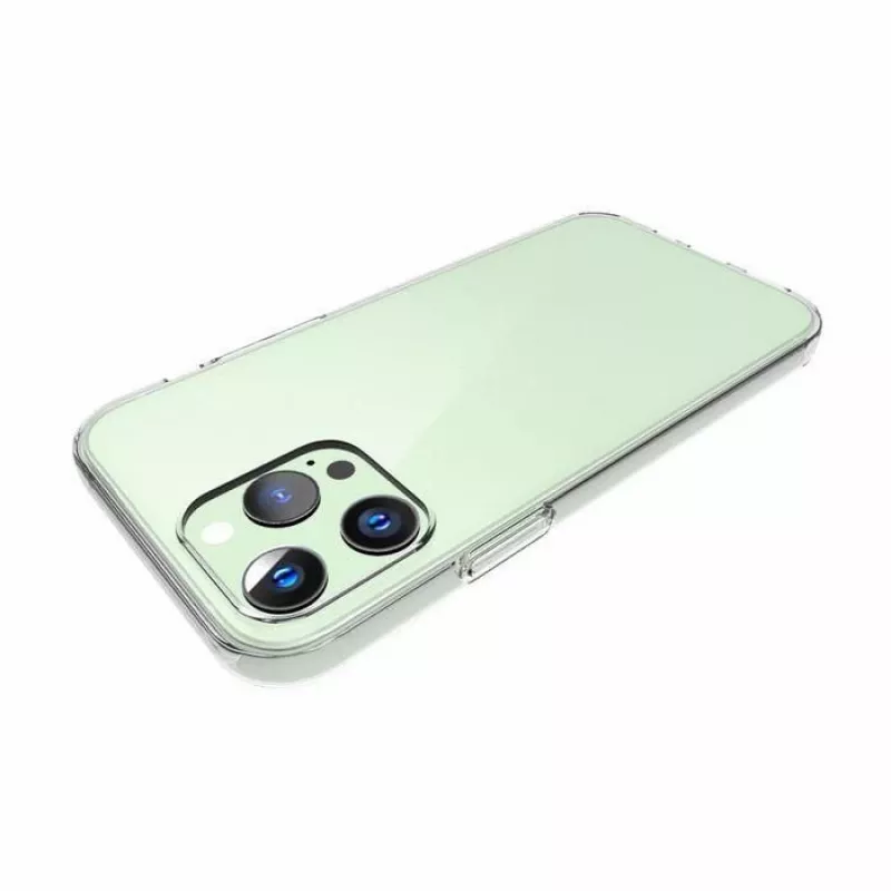 eSTUFF London ES67100003-BULK zadný kryt pre Apple iPhone 13 Pro, TPU, priehľadný