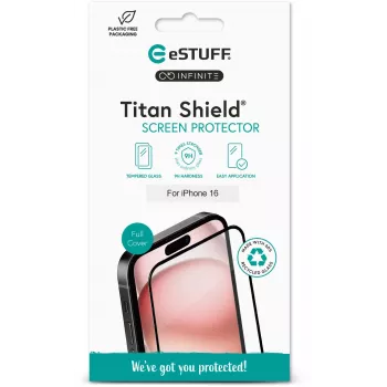 Číra ochranná fólia na displej eSTUFF ES501431 Apple iPhone 17/17 Pro/16 Pro odolná proti poškriabaniu a nárazom