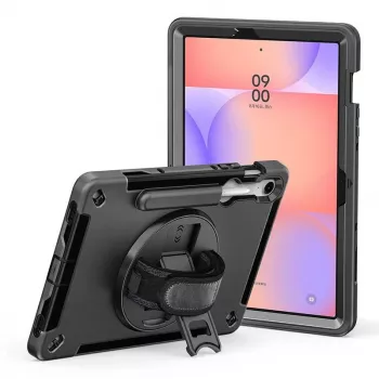 eSTUFF OHIO Defender puzdro pre Samsung Galaxy Tab S10 Lite/S10 FE/S9 FE/S9, čierne (ES68105002-BULK)