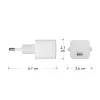 dbramante1928 re-charge Pro – EU napájací zdroj USB-C 25W – W, interiér, AC, biela