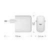 dbramante1928 re-charge Pro - EU nástenná nabíjačka USB-C 65 W - W, interiér, AC, biela