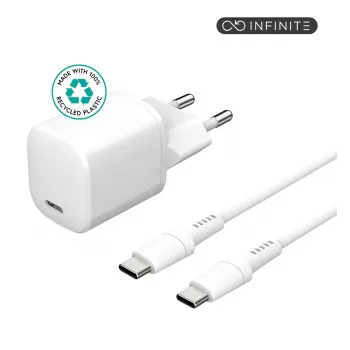 eSTUFF ES637600 nabíjačka pre mobilné zariadenia smartfón, tablet biela AC interiér