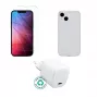 Nabíjačka pre mobilné zariadenia eSTUFF ES-KIT-IPH14 USB Type-C interiér AC transparentná biela