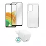 Sada interiérovej napájacej nabíjačky eSTUFF ES-KIT-SAMGALA335G pre Samsung Galaxy A33, kompatibilná s mobilnými telefónmi, transparentná/biela, 0,094 kg