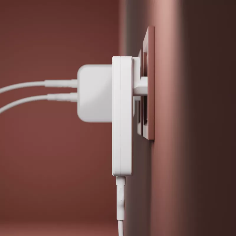 dbramante1928 Pro - EU/US tenká nabíjačka - USB-C 65W+USB-A 30W - W