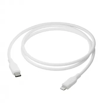 USB-C na Lightning kábel 1,2 m, dbramante re-charge Pro, biely