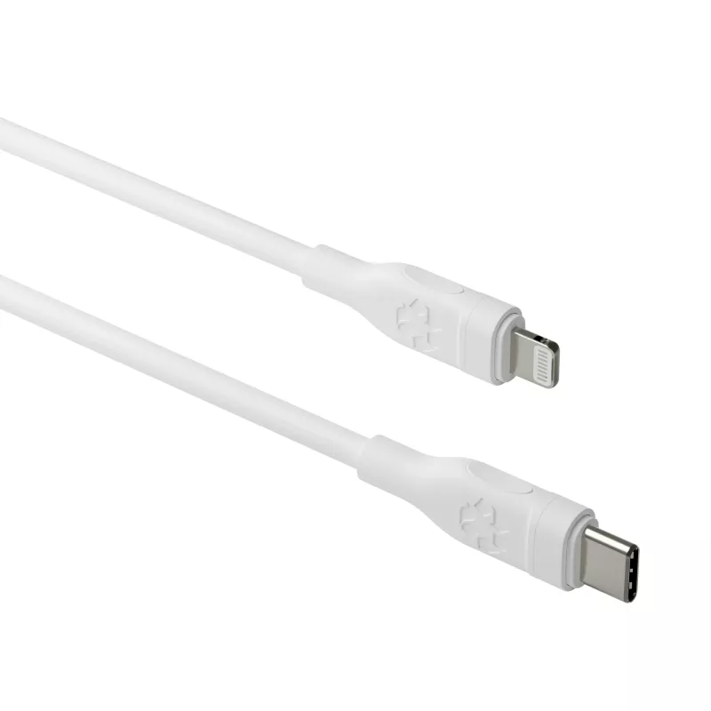 USB-C na Lightning kábel 1,2 m, dbramante re-charge Pro, biely