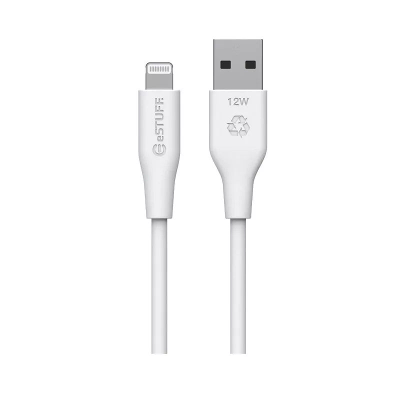 Lightning kábel eSTUFF ES601270-BULK 2m biely 5V 2,4A