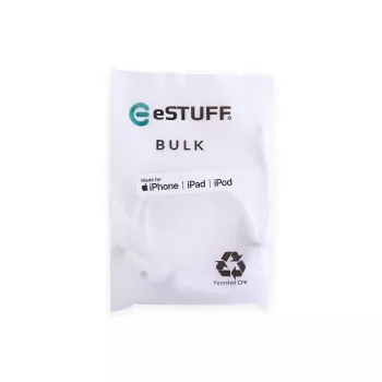 Lightning kábel eSTUFF ES602170-BULK 1m biely USB-C 2,4A