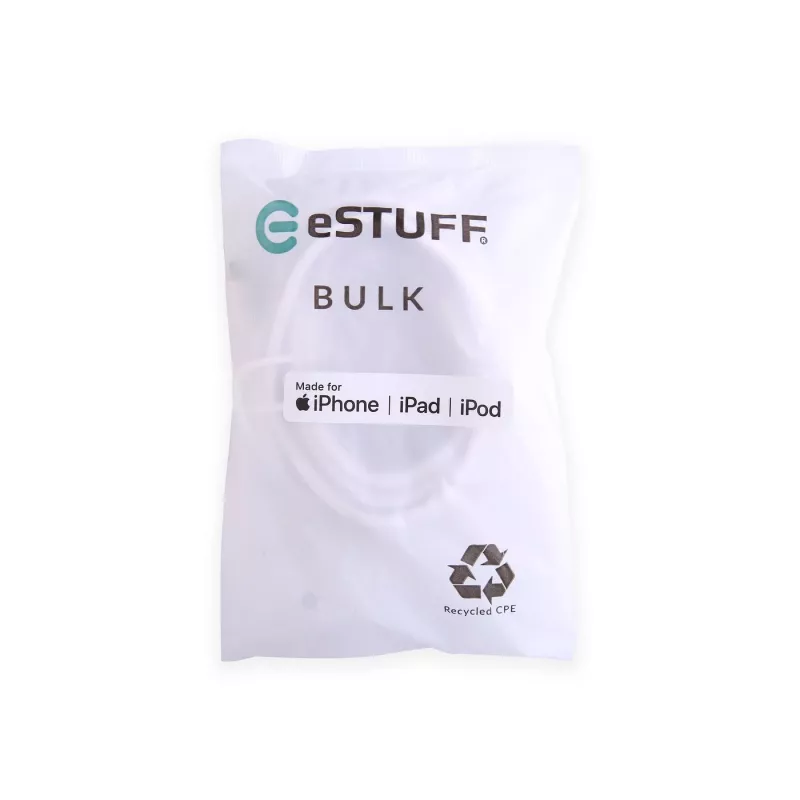 Lightning kábel eSTUFF ES602370-BULK 3m USB-C 2,4A