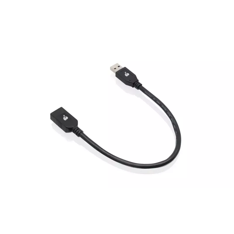 IOGEAR G2LU3AMF USB kábel USB 3.2 Gen 1 0,3 m USB A čierny