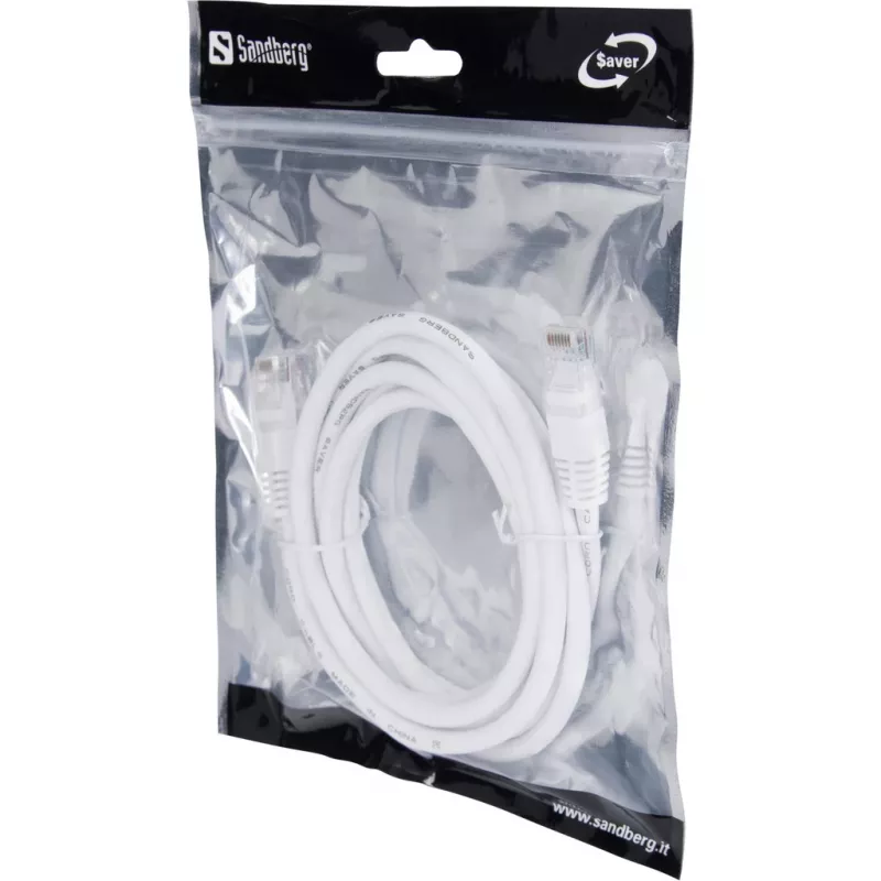 Sieťový kábel Sandberg UTP Cat6 2 m RJ-45 sivý