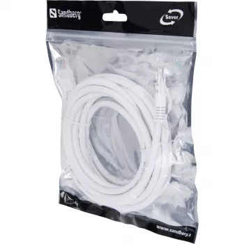 Sandberg UTP Cat6 5 m RJ-45 sivý sieťový kábel