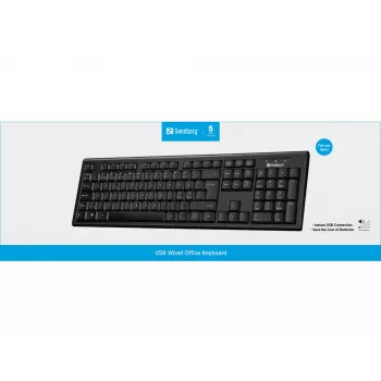 Sandberg USB Wired Office klávesnica Nord