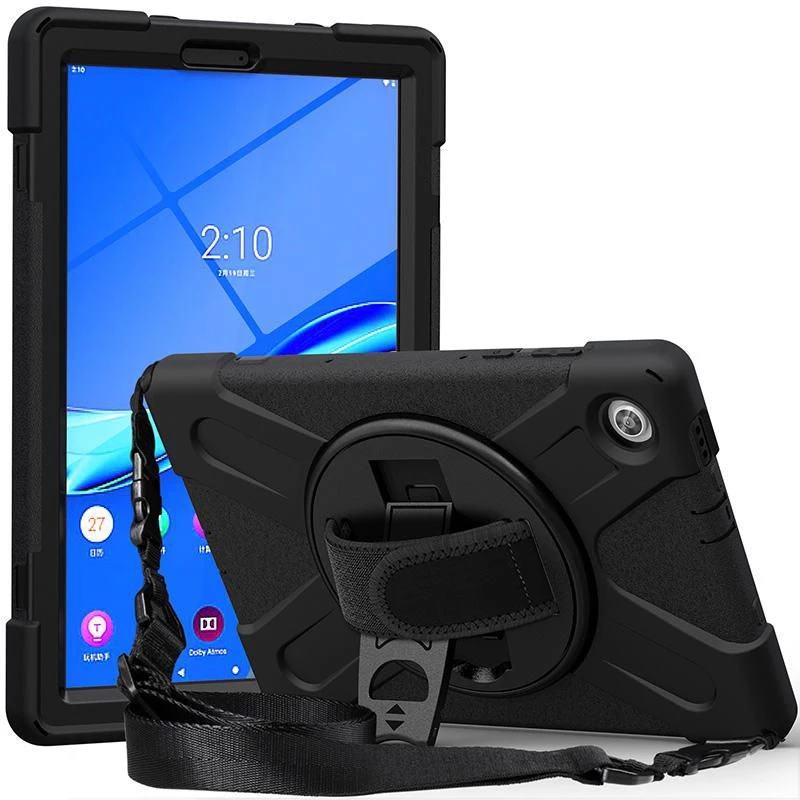 eSTUFF AUSTIN Defender puzdro pre Lenovo TAB M10 HD 2nd Gen (TB-X306X) – čierna