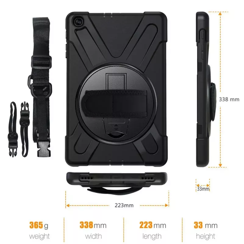 Puzdro eSTUFF ES681840-BULK na tablet 25,6 cm (10,1 palca) kryt čierny