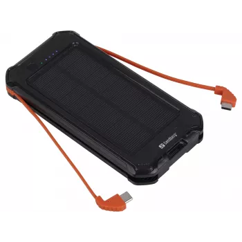 Powerbanka Sandberg 3in1 Solar Powerbank 10000 10000 mAh 2A čierna