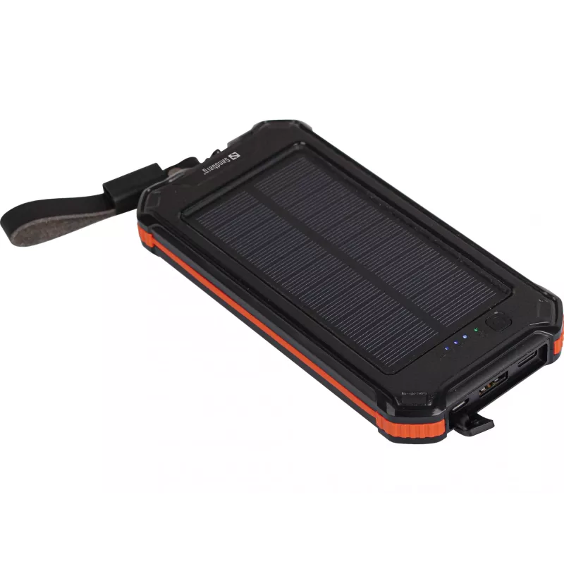 Powerbanka Sandberg 3in1 Solar Powerbank 10000 10000 mAh 2A čierna