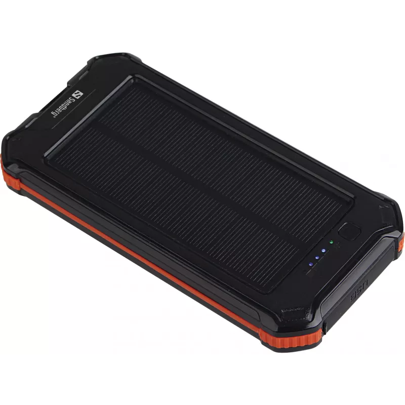 Powerbanka Sandberg 3in1 Solar Powerbank 10000 10000 mAh 2A čierna