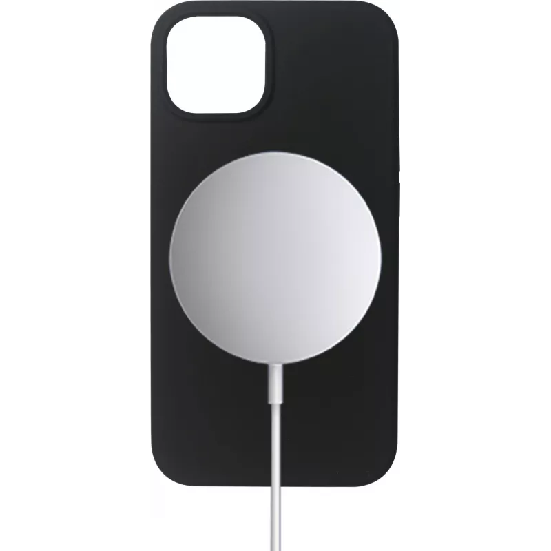 eSTUFF Infinite Rome ES67150036-BULK magnetický zadný kryt pre mobilný telefón Apple iPhone 13, kompatibilný s MagSafe, polykarbonát, silikón, čierny