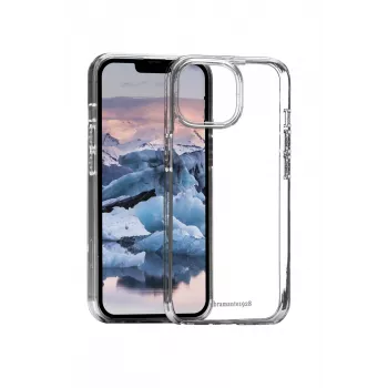 Puzdro s klopou dbramante1928 Nuuk iPhone 15 Pro transparentné