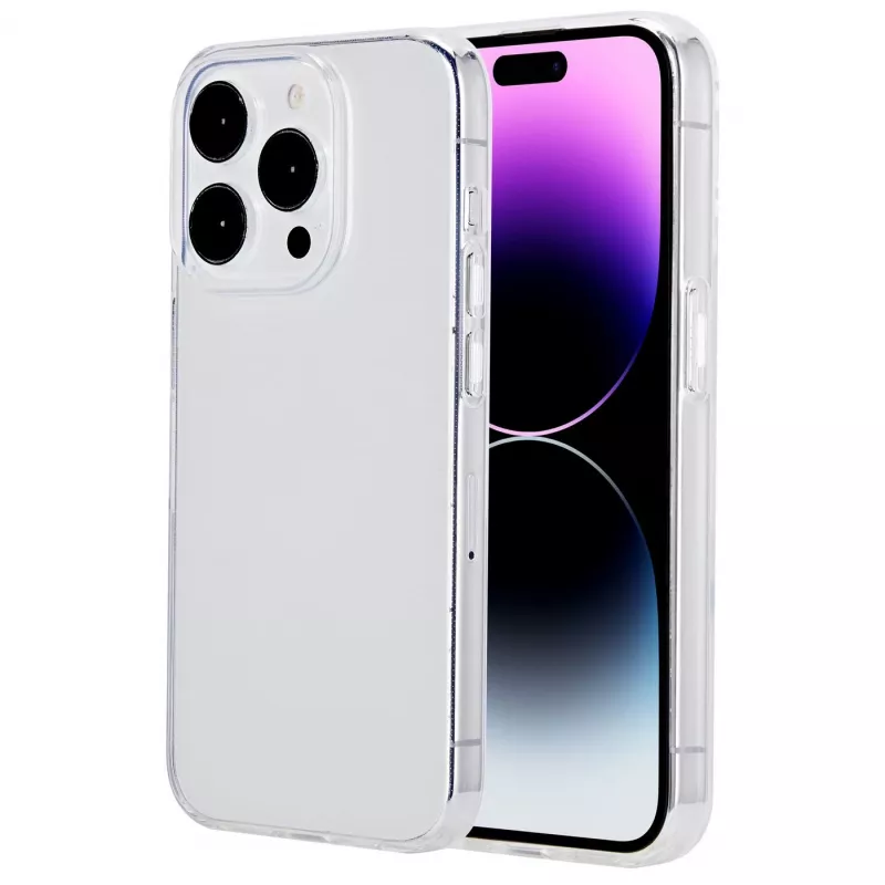 eSTUFF Infinite Vienna ES67100027-BULK zadný kryt pre mobilný telefón Apple iPhone 15 Pro, kompatibilný s MagSafe, TPU, priehľadný