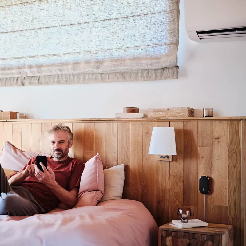 Ovládač Netatmo Smart AC Controller čierny biely kov plast