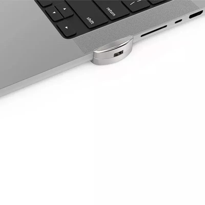 Compulocks Ledge Lock adaptér pre MacBook Pro 14 palcov M1 M2 M3 strieborný