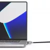 Compulocks Ledge Lock adaptér pre MacBook Pro 16 palcov M1 M2 M3 strieborný
