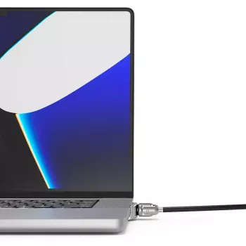 Compulocks Ledge Lock adaptér pre MacBook Pro 16 palcov M1 M2 M3 strieborný